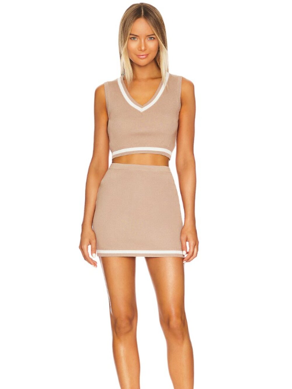 NWT Superdown Bonnie Varsity Skirt Set